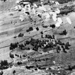 USAAF B-17 Flying Fortress bombers dropping supplies for French resistance fighters, Vercors, France, 1944
