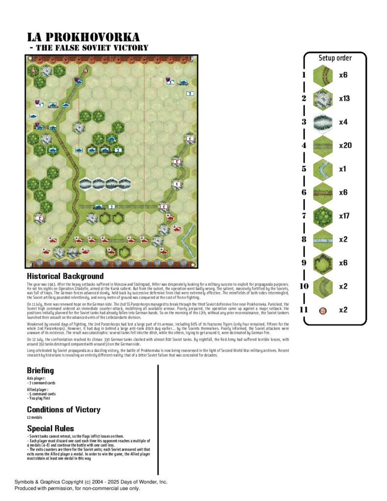 La Prokhovorka BTH Scenario Map