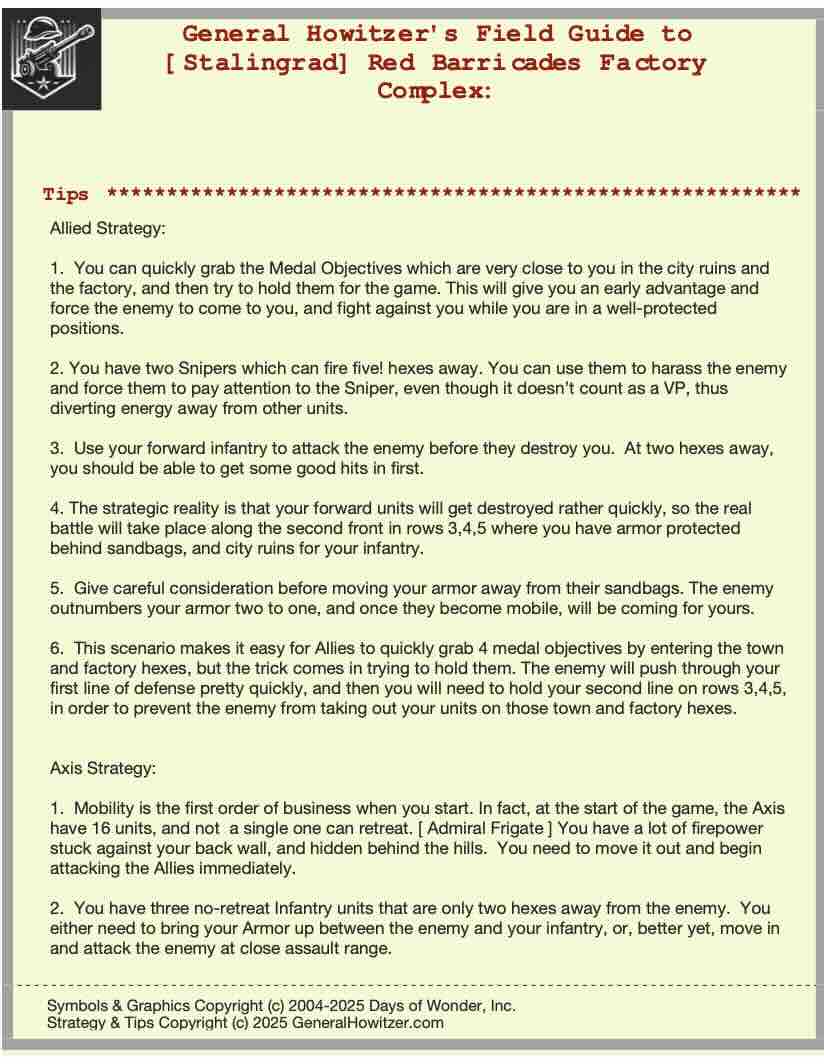 Scenario Field Guide: Red Barricades Factory - Image 5