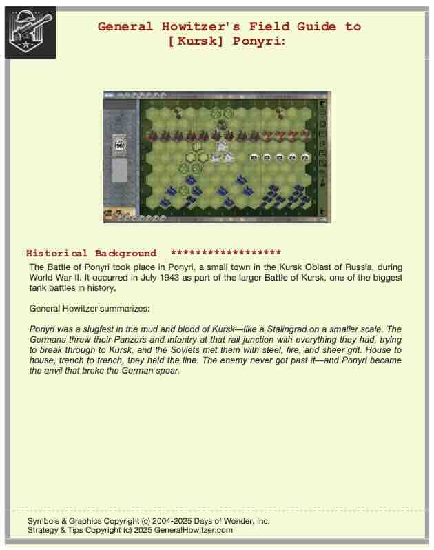 Memoir 44 scenario guide