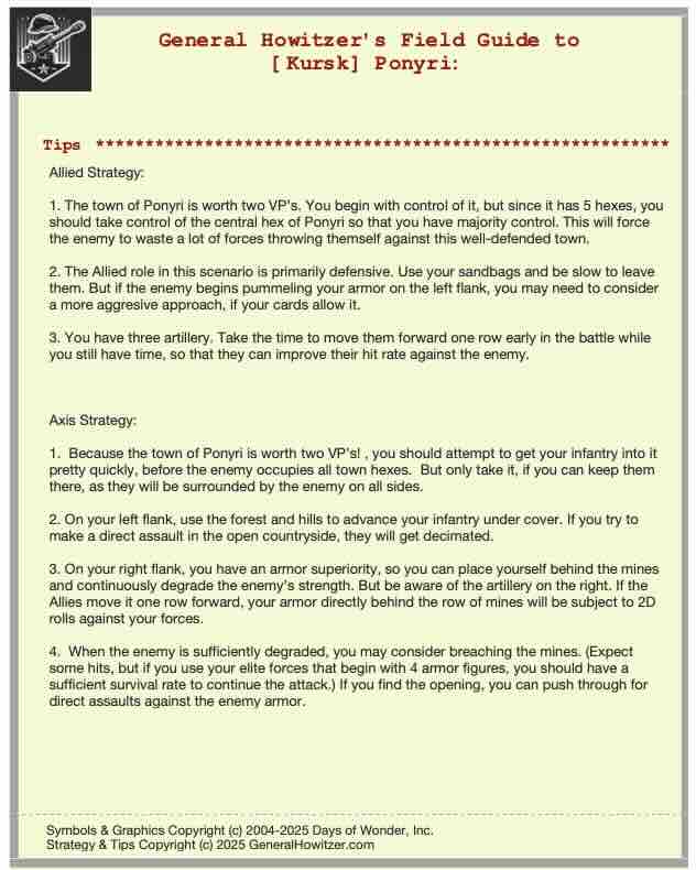 Scenario Field Guide: Ponyri - Image 5