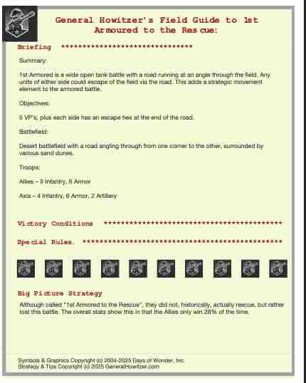Scenario Field Guide: 1st Armored to the Rescue - Image 4