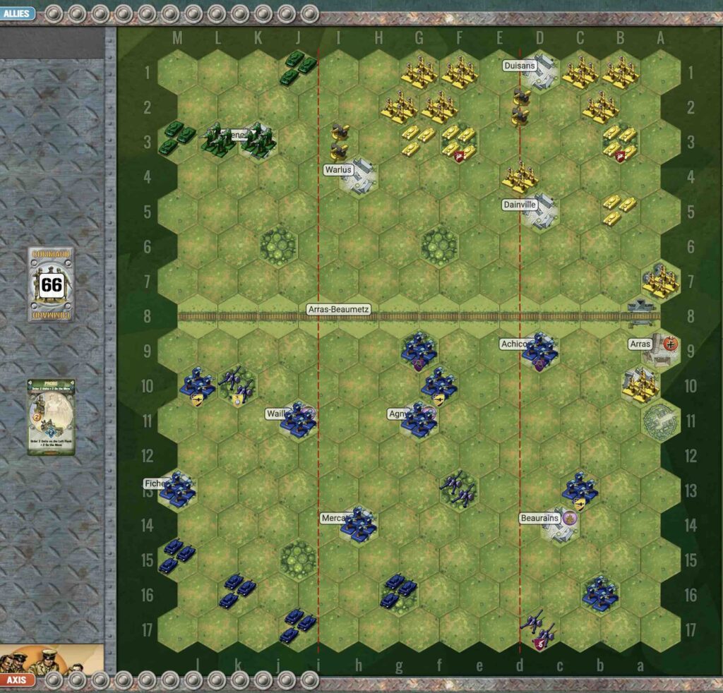 Memoir 44 scenario Counter-Attack of the BEF